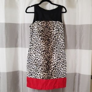 White House Black Market leopard print dress 6